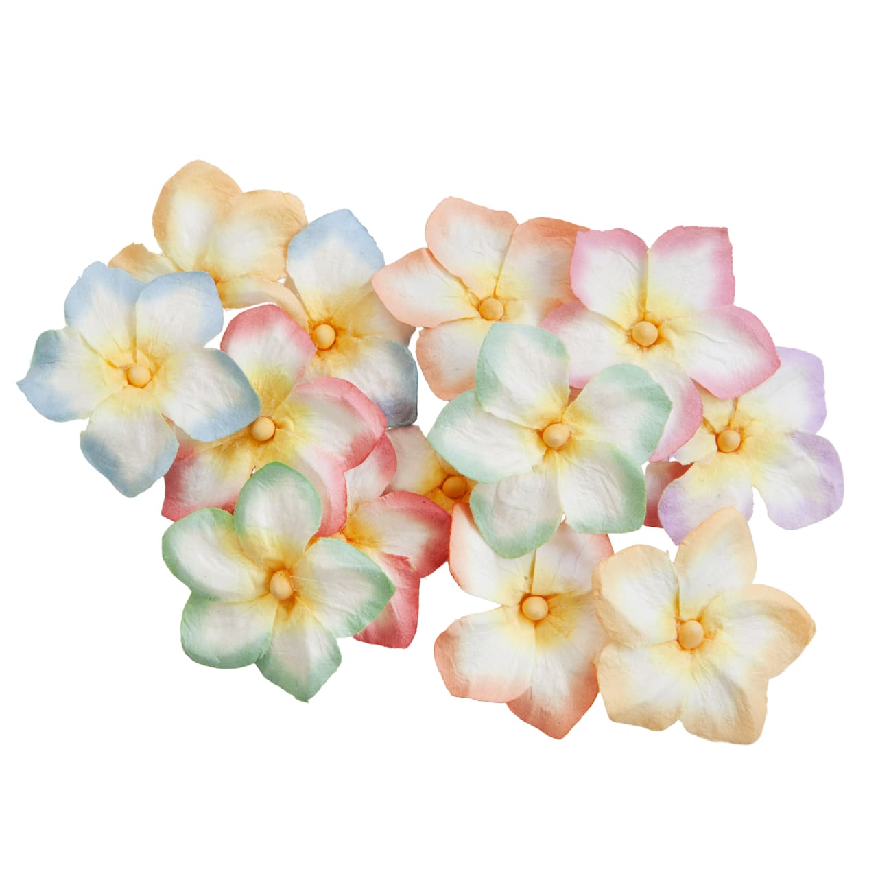 12 Packs: 14 ct. (168 total) Paper Plumeria Embellishments by Recollections™